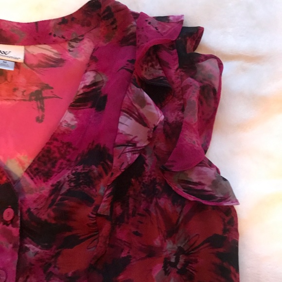 Medium Worthington Floral blouse - Picture 3 of 5